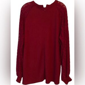 Miholl Lace Sleeves Thermal Top XXL